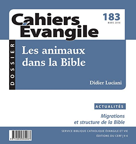 Cahiers Evangile, n° 183. Les animaux dans la Bible