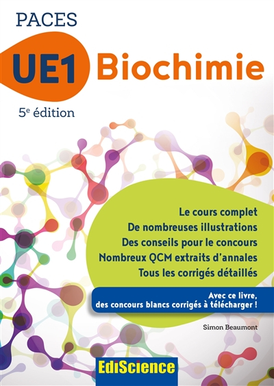 Biochimie, UE1 Paces : 1re année santé