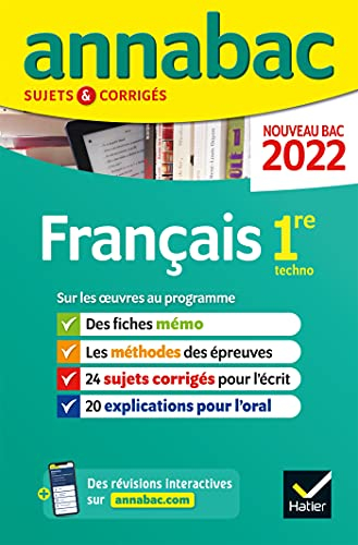 Français 1re techno : nouveau bac 2022