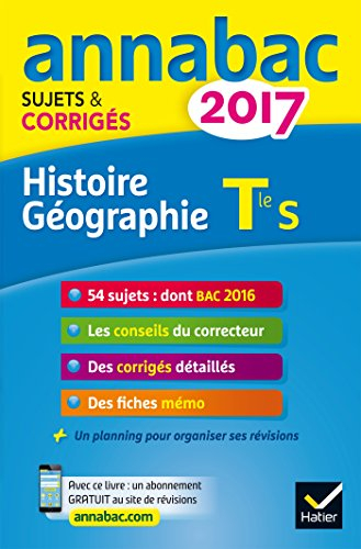 Histoire géographie terminale S : 2017