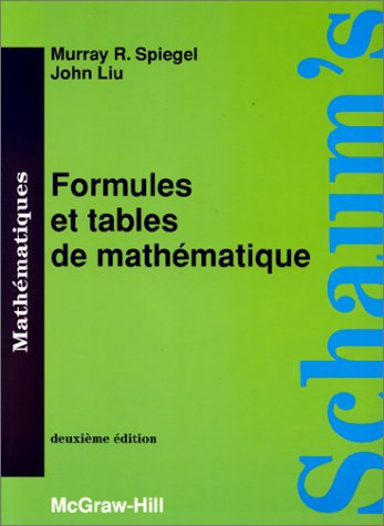 Formules et tables mathématiques