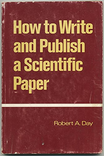 how to write and publish a scientific paper