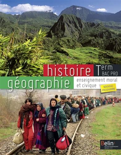 Histoire géographie, enseignement moral et civique : terminale bac pro : nouveau programme
