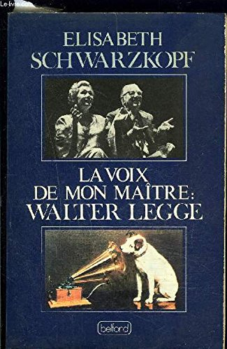 La Voix de mon maître, Walter Legge