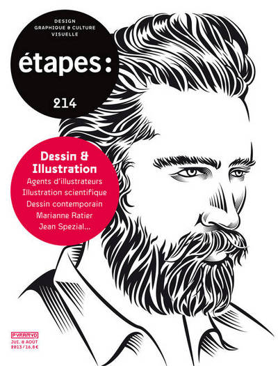 Etapes : design graphique & culture visuelle, n° 214. Dessin & illustration : agents d'illustrateurs