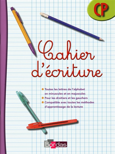 Cahier d'écriture, CP