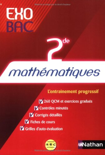 Mathématiques 2de : l'entraînement progressif
