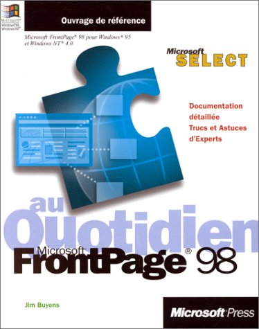 Microsoft FrontPage 98 au quotidien