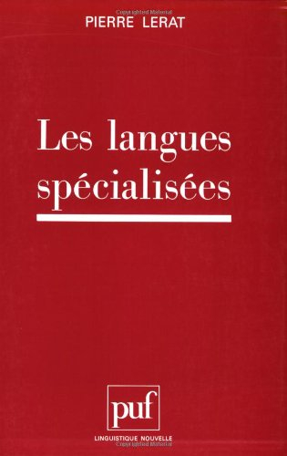 Les langues spécialisées
