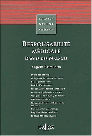 Responsabilité médicale : droits des patients, 2002