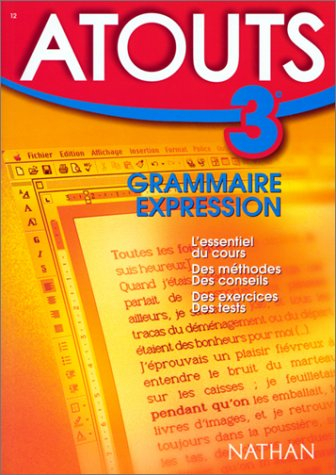Grammaire, expression 3e