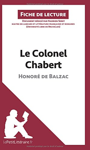 le colonel chabert d'honoré de balzac (fiche de lecture): résumé complet et analyse détaillée de l'o