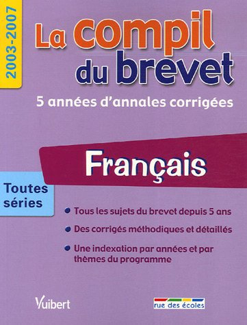 français toutes séries : 2003-2007