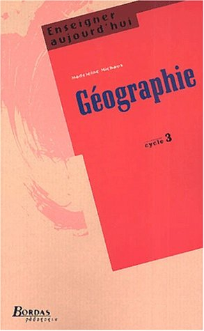 Géographie, cycle 3