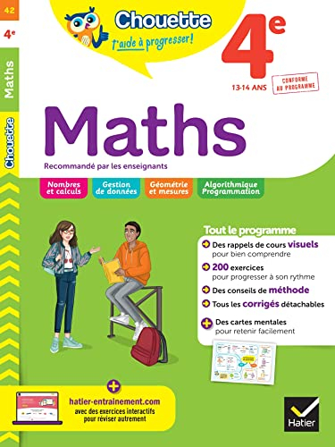 Maths 4e, 13-14 ans : conforme au programme