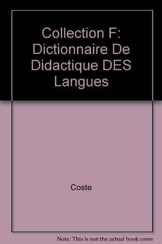 Dictionnaire de didactique des langues