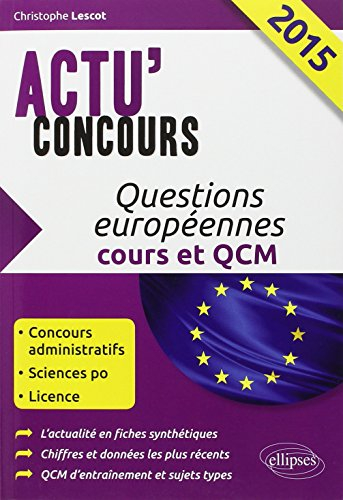 Questions européennes 2015 : cours et QCM