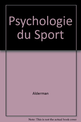 Manuel de psychologie du sport