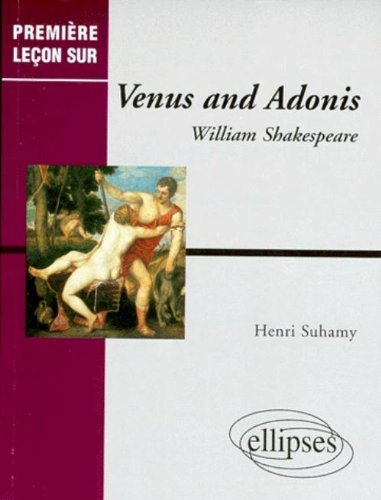 Venus and Adonis, William Shakespeare