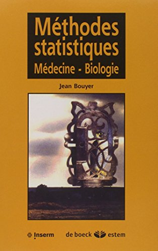 Méthodes statistiques : médecine, biologie