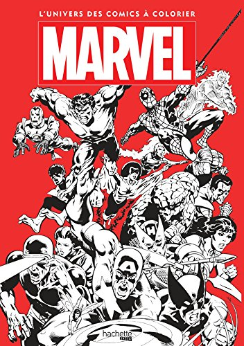 Marvel : l'univers des comics à colorier