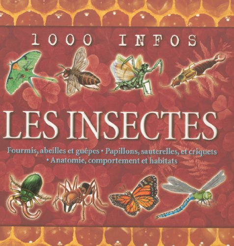 Les insectes : fourmis, abeilles et guêpes, papillons, sauterelles, et criquets, anatomie, comportem