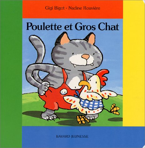 Poulette et gros chat