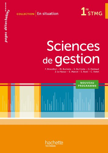 Sciences de gestion, 1re STMG : nouveau programme