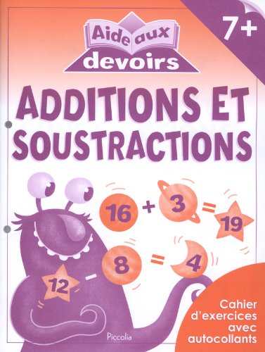Additions et soustractions 7+