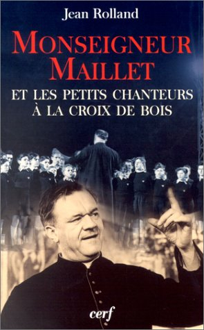 Mgr Maillet et les petits chanteurs à la croix de bois