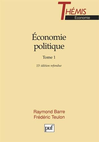 Economie politique. Vol. 1