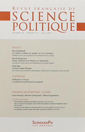Revue française de science politique, n° 67-3