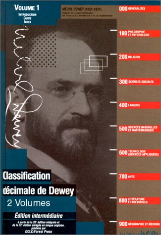 classification décimale dewey et index : 2 volumes
