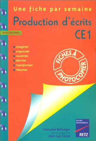 Production d'écrits CE1