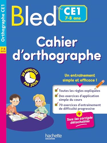 Cahier d'orthographe CE1