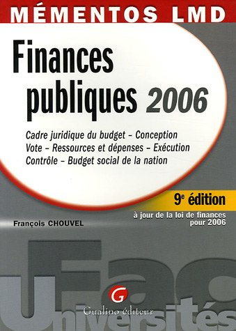 finances publiques 2006