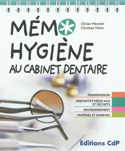 Mémo hygiène au cabinet dentaire