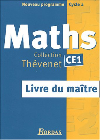 Maths : livre du maître, CE1