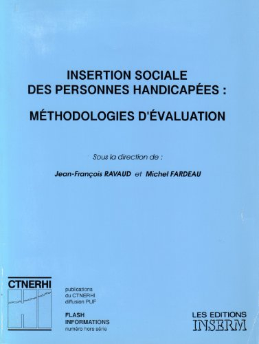 Insertion sociale des personnes handicapées : méthodologies d'évaluation