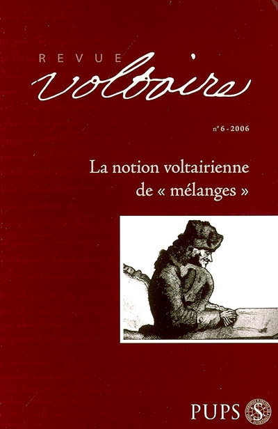 Revue Voltaire, n° 6. La notion voltairienne de mélanges