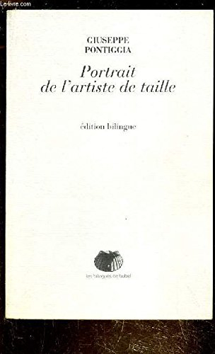 portrait de l'artiste de taille : edition bilingue français-italien