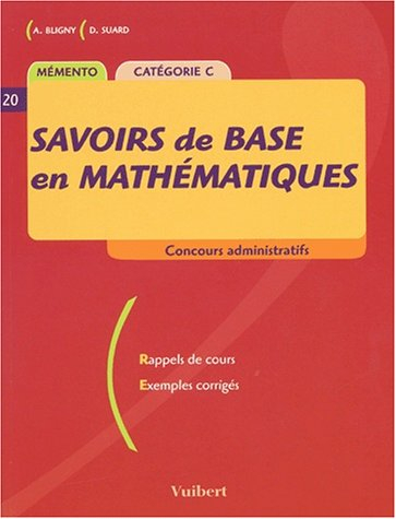 les savoirs de base en mathématiques, numéro 20