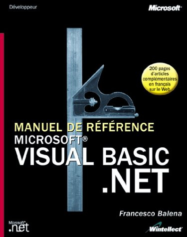 Manuel de référence Visual Basic .Net