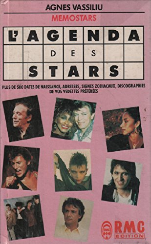 agenda des stars 1986 vassiliu agnes f2901
