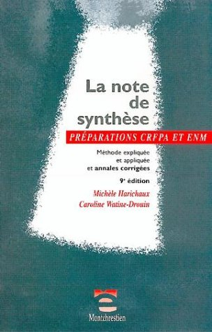 la note de synthèse