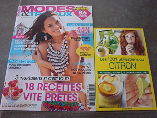 les 1001 utilisations du citron (un produit miracle !) , le magazine modes & travaux n,1389 !!