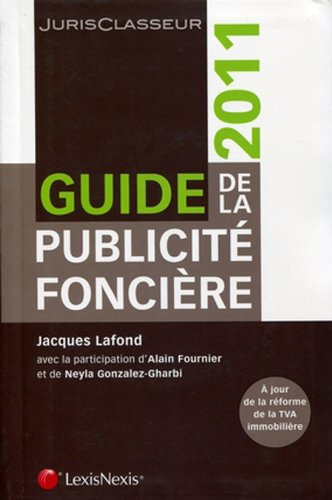 Guide de la publicité foncière 2011