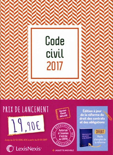 Code civil 2017 : graphik rouge