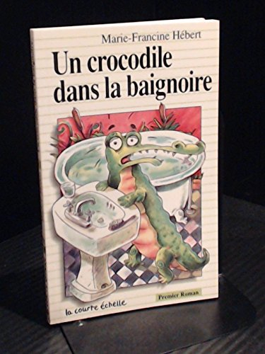 un crocodile dans la baignoire