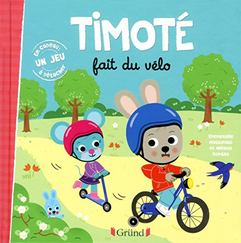 Timoté fait du vélo